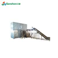 Sanshon Best Price IQF Frozen Machine/Euqipment For Garlic Corn Meat Green Pea Bean