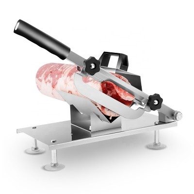 manual meat cutter/frozen beef  slices machine/stainless steel home use manual slices machine/