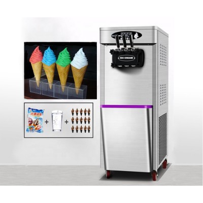 ice cream maker / ice cream machine / three color ice cream maker for sale